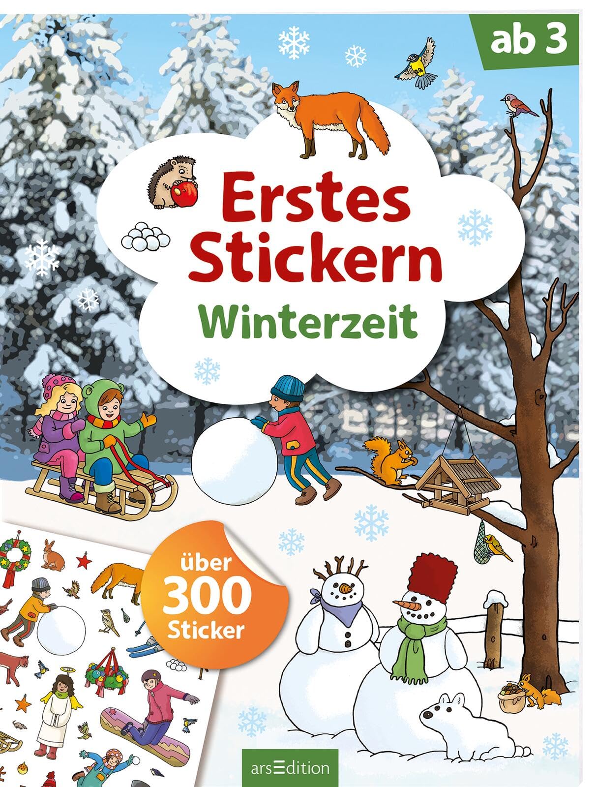 Erstes Stickern - Winterzeit book