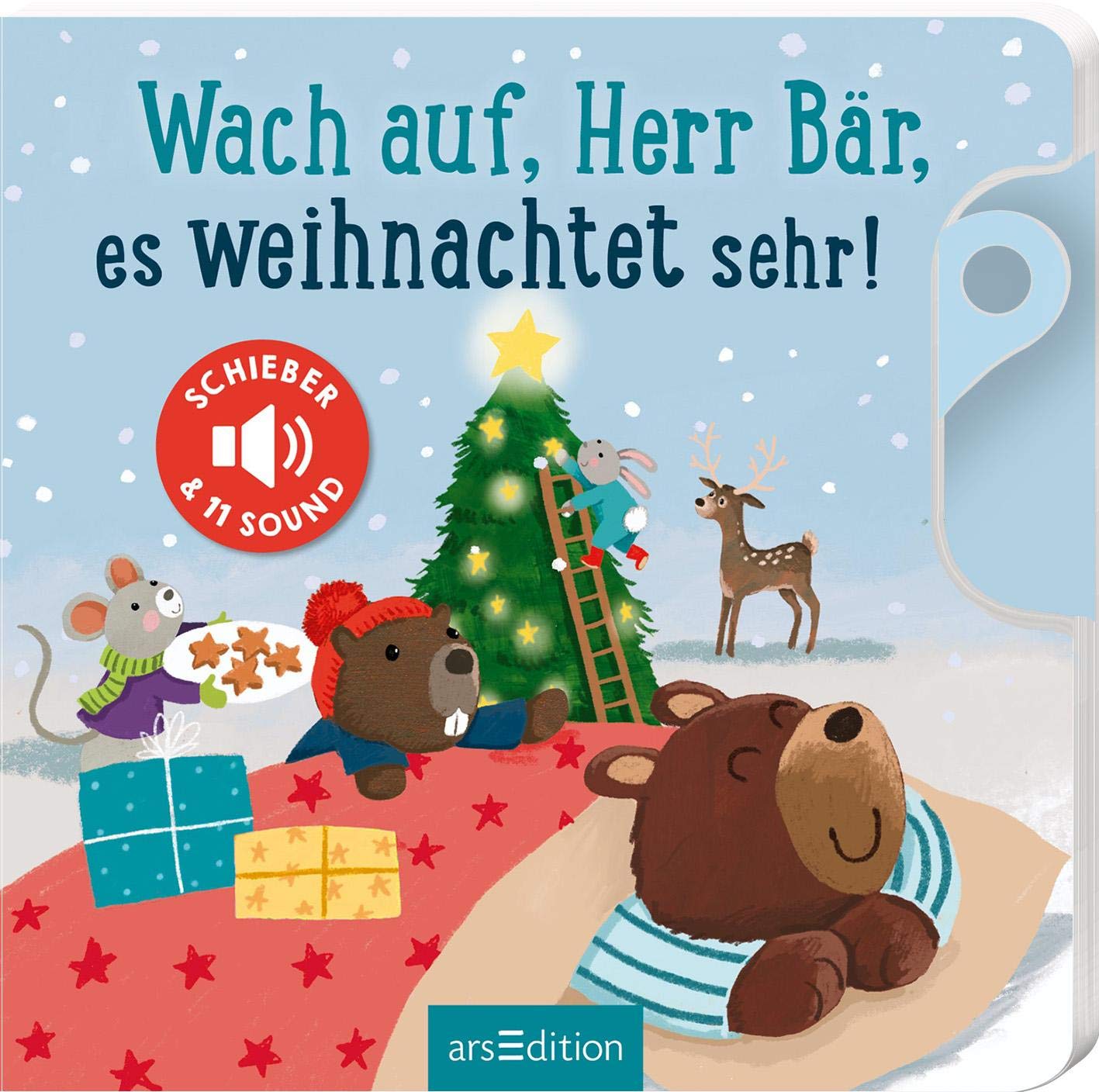 Wach auf, Herr Bär, es weihnachtet sehr!: Schieber und 11 Sounds | Ein innovatives Schieber-Soundbuch für die Kleinsten ab 18 Monaten Parents & Children