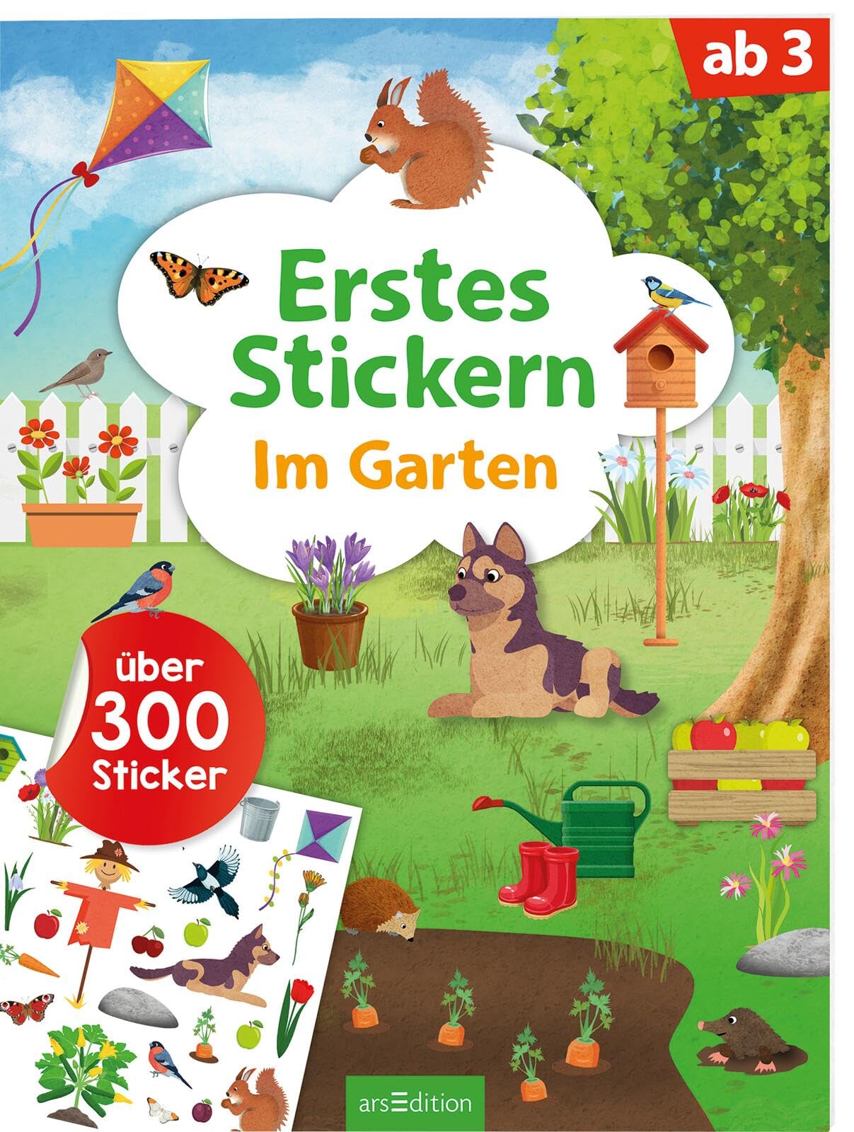 Erstes Stickern – Im Garten: Über 300 Sticker | Erstes Stickerheft für Kindergarten-Kinder ab 3 Jahren Business & Technology