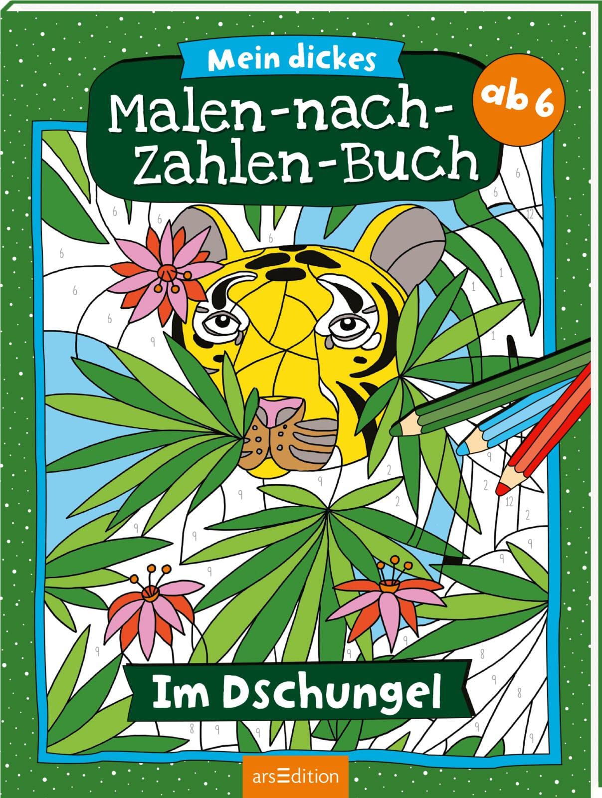 Mein dickes Malen-nach-Zahlen-Buch - Im Dschungel Tiptoi & Games