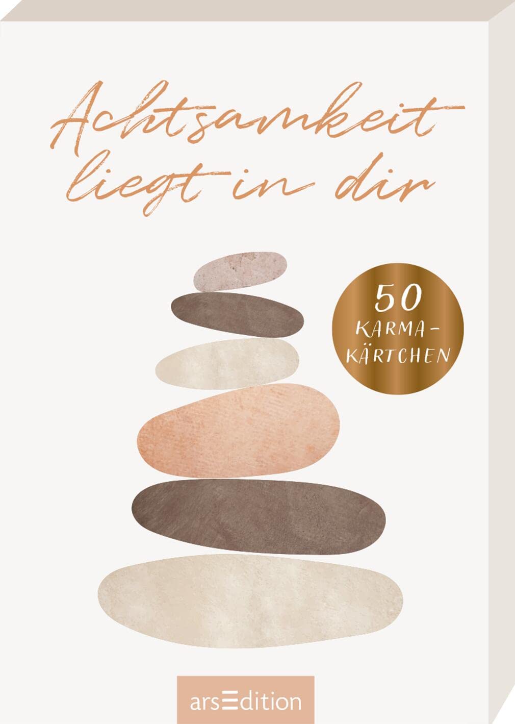 Achtsamkeit liegt in dir: 50 Karma-Kärtchen | Schön gestaltete Achtsamkeitskarten mit alltagstauglichen Ideen in Geschenkbox Lifestyle