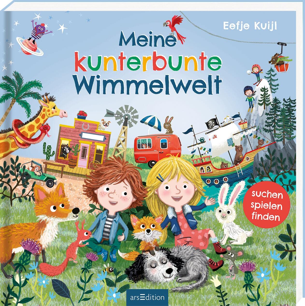 Meine kunterbunte Wimmelwelt: Lustiges Wimmelbuch mit Extra-Suchleiste für Kinder ab 24 Monaten Non-fiction