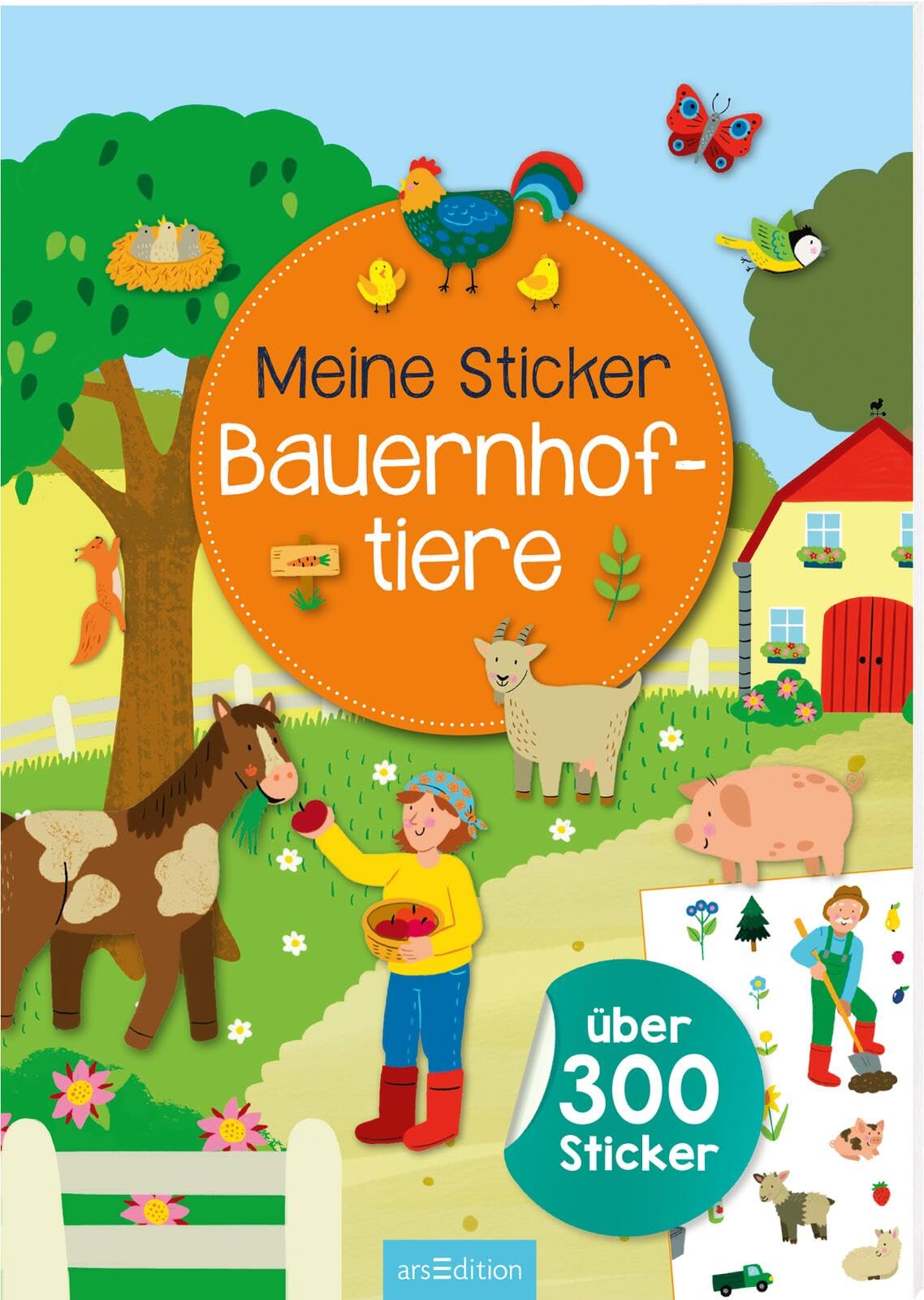 Meine Sticker – Bauernhoftiere: Über 300 Sticker | Stickerbuch für Kinder ab 4 Jahren Non-fiction