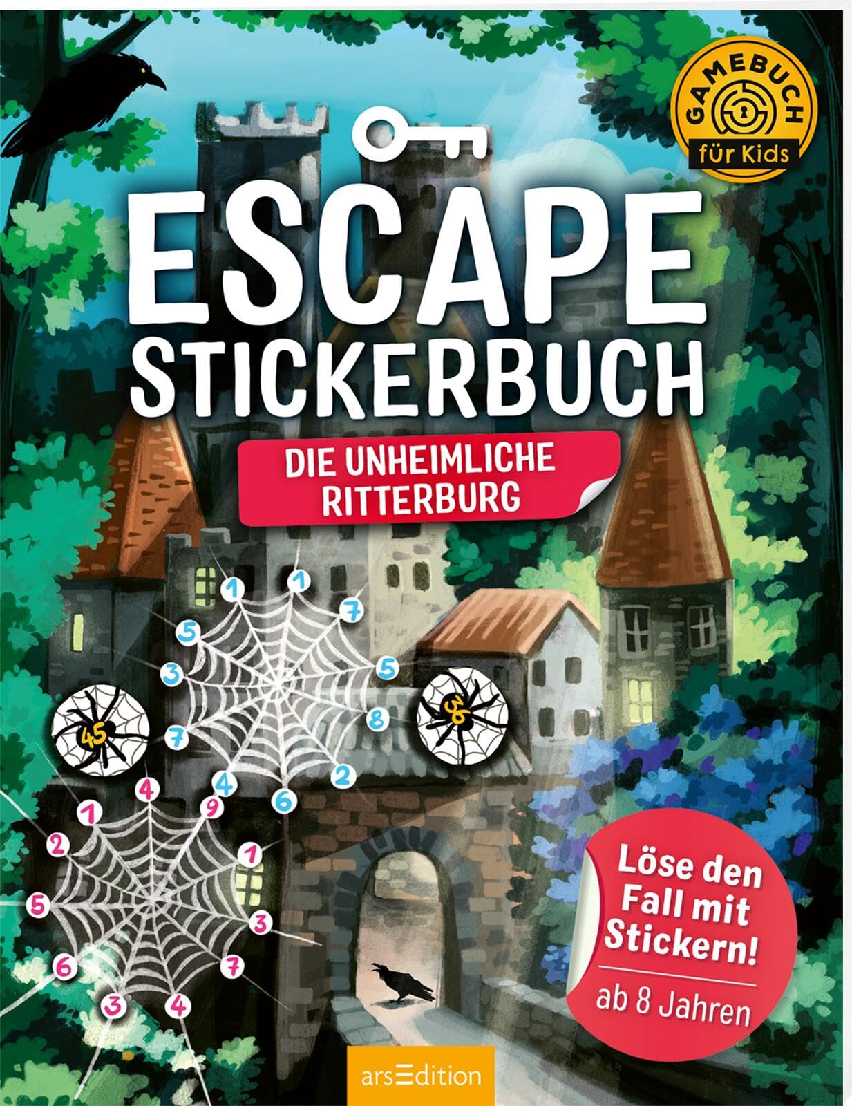 Escape-Stickerbuch – Die unheimliche Ritterburg: Löse den Fall mit Stickern! | Ein Escape-Heft mit Stickern für Kinder ab 8 Jahren Novels & Short Stories