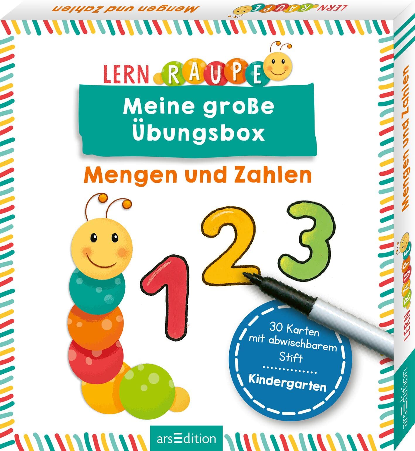 Lernraupe - Meine große Übungsbox Mengen und Zahlen Non-fiction