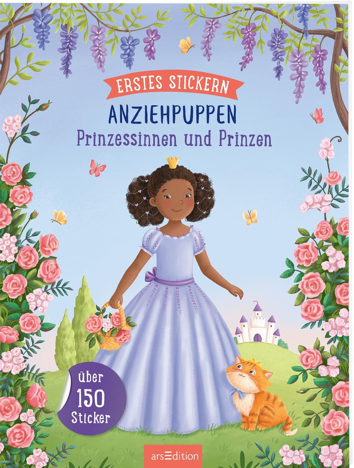 Erstes Stickern Anziehpuppen – Prinzessinnen und Prinzen: Über 150 Sticker | Stickerheft für Kinder ab 3 Jahren Non-fiction