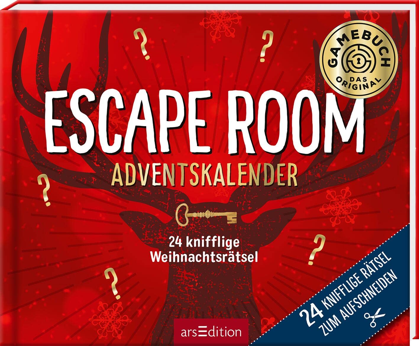 24 knifflige Weihnachtsrätsel. Escape Room Adventskalender Humour & Satire