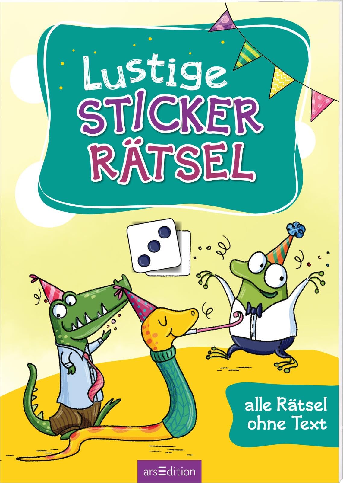 Lustige Sticker-Rätsel: Alle Rätsel ohne Text | Aufgaben mit Stickern ab 4 Jahren Non-fiction
