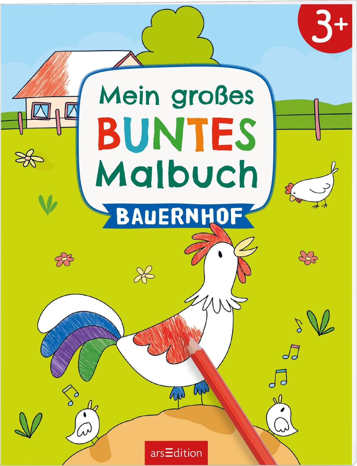 Mein großes buntes Malbuch - Bauernhof Study Guides