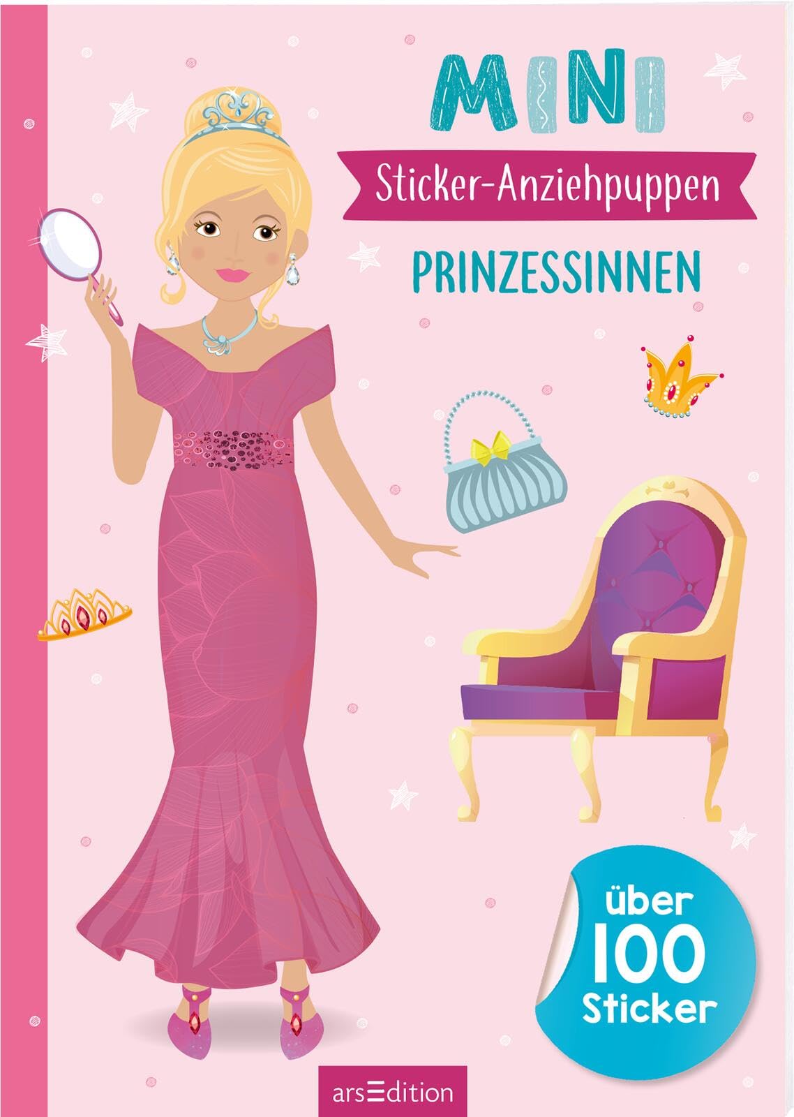 Mini-Sticker-Anziehpuppen - Prinzessinnen: Über 100 Sticker book