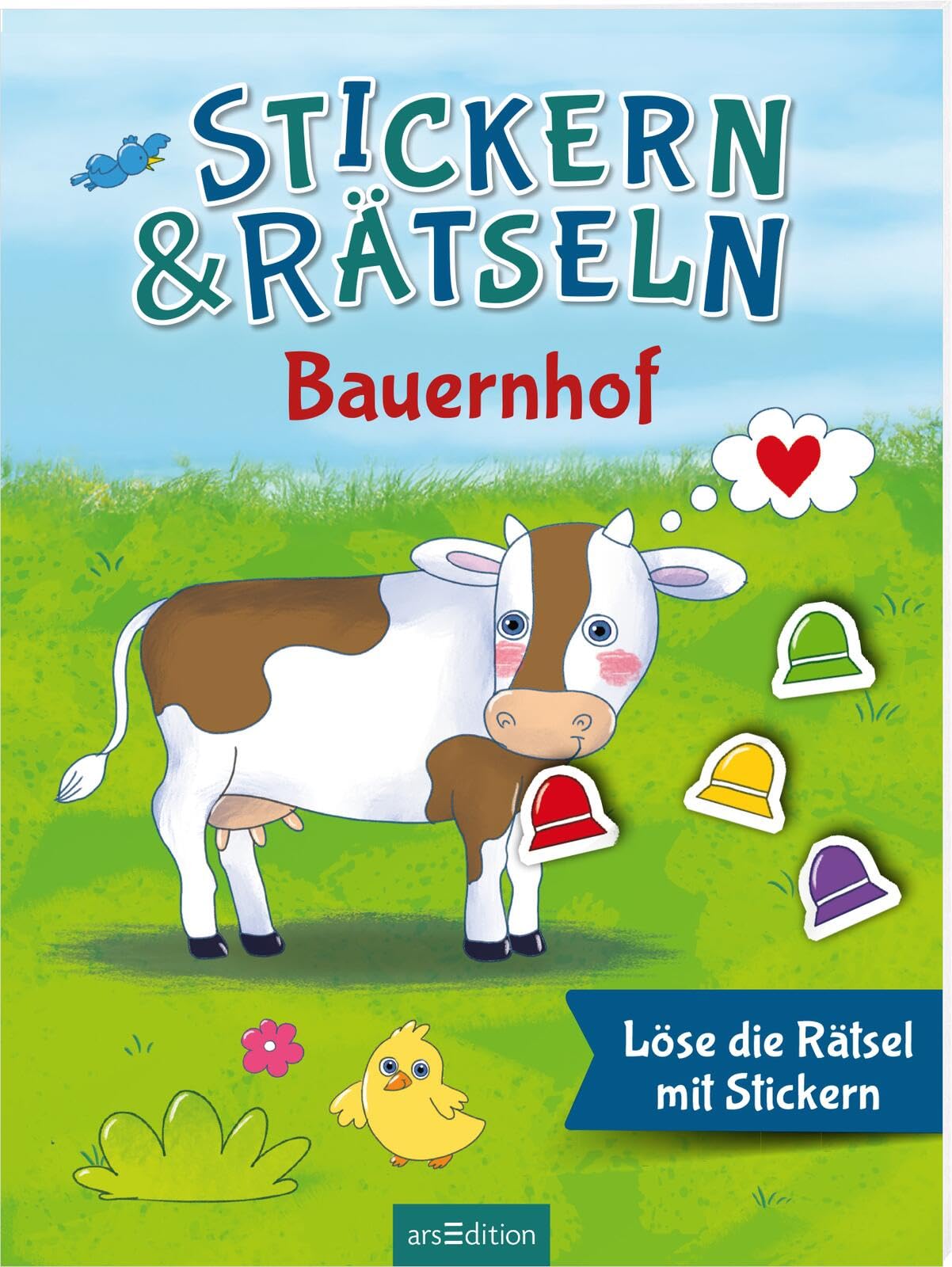 Stickern & Rätseln - Bauernhof book
