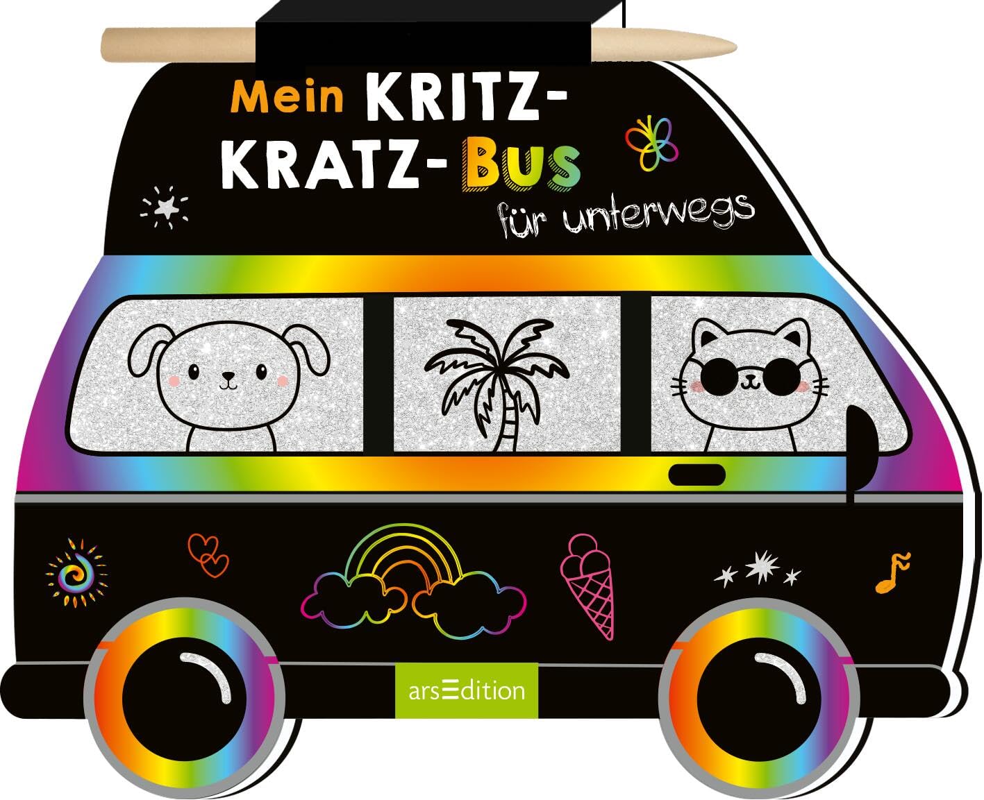Mein Kritzkratz-Bus für unterwegs Leisure, Home & Garden