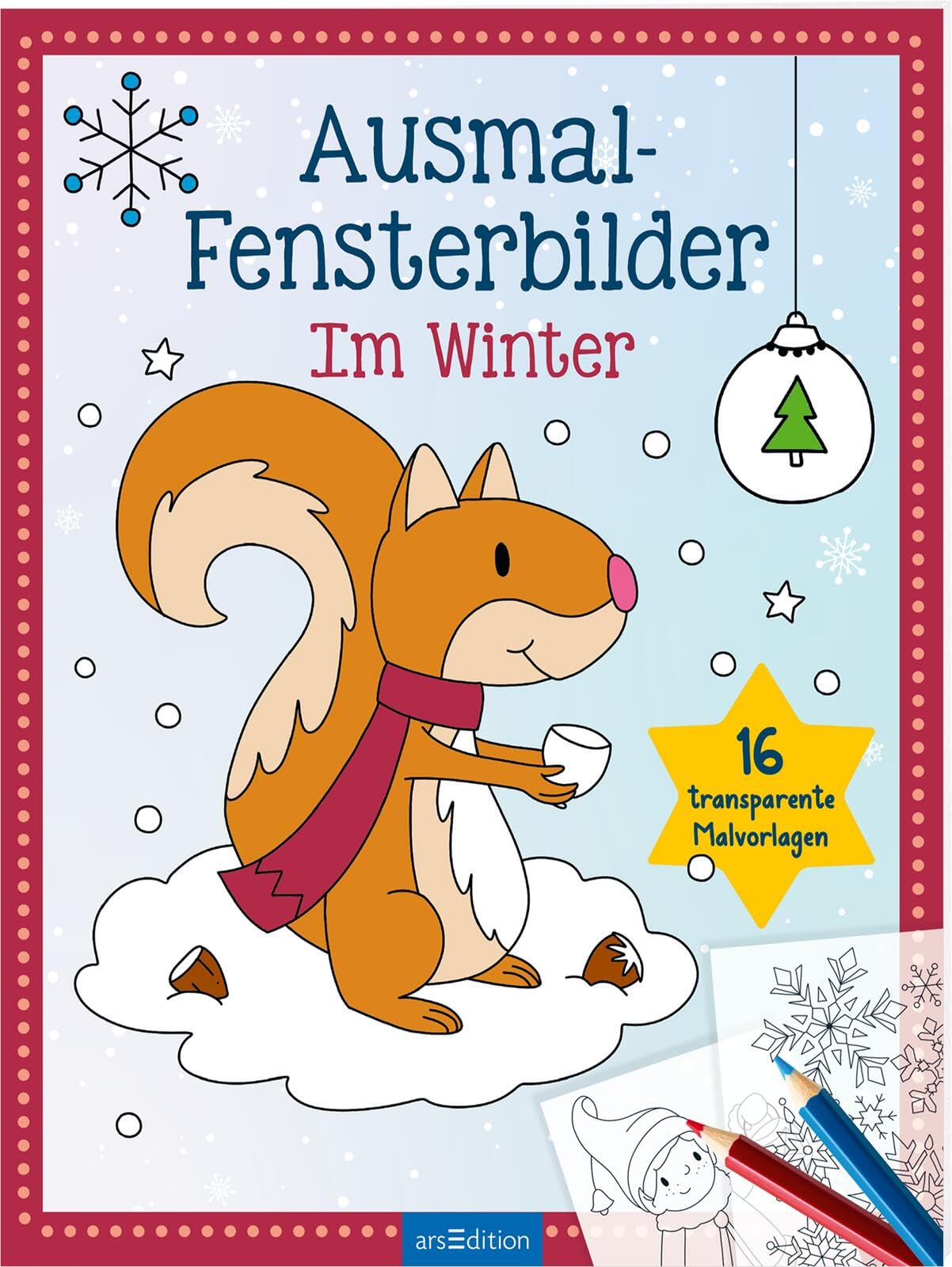 Ausmal-Fensterbilder – Im Winter: 16 transparente Malvorlagen | Winterliche Malvorlagen zur Fensterdekoration für Kinder ab 3 Jahren Non-fiction