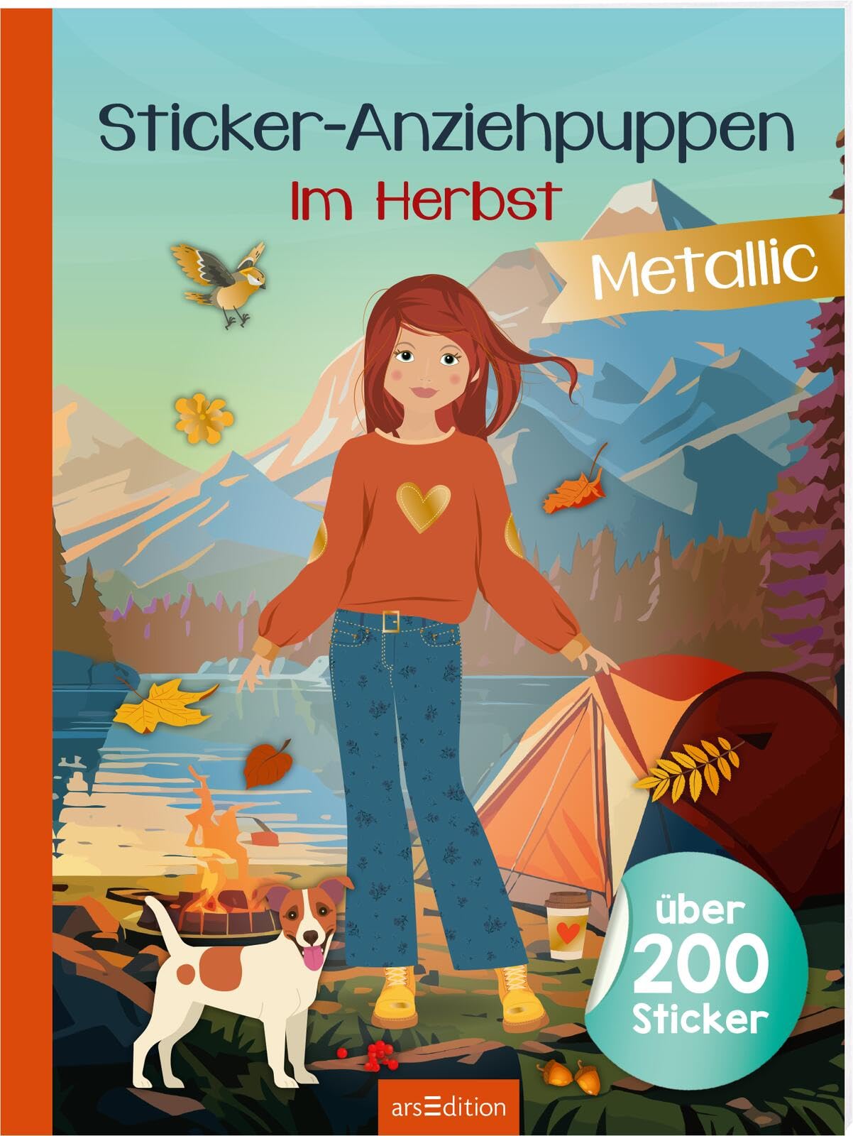 Sticker-Anziehpuppen Metallic - Im Herbst Film, Art & Culture