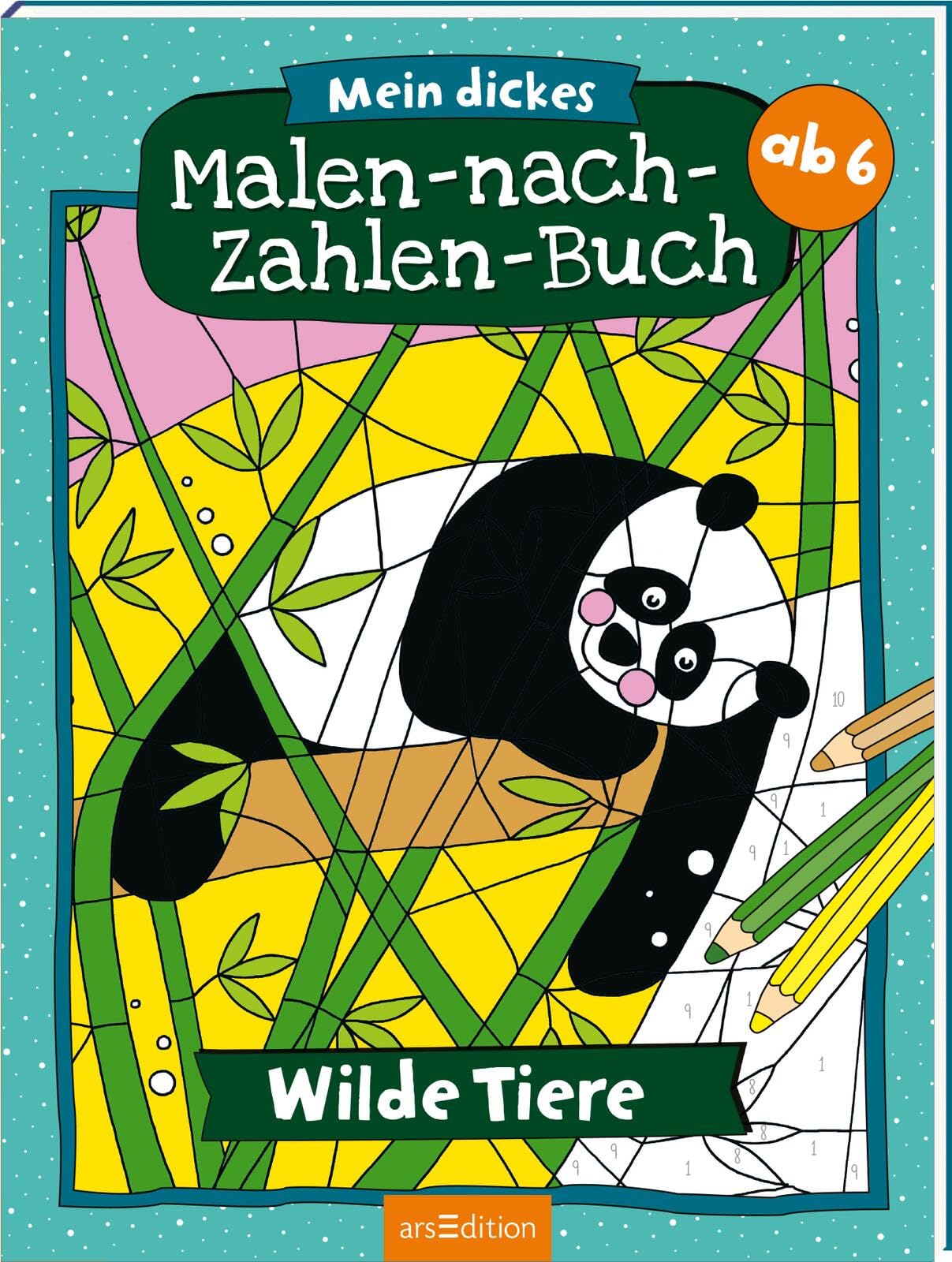 Mein dickes Malen-nach-Zahlen-Buch - Wilde Tiere Non-fiction