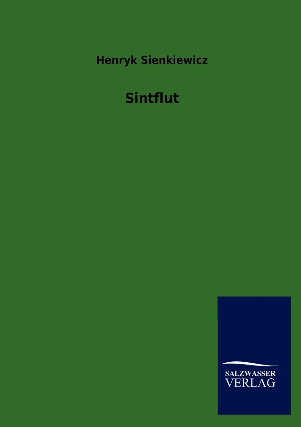 Sintflut Contemporary literature Books