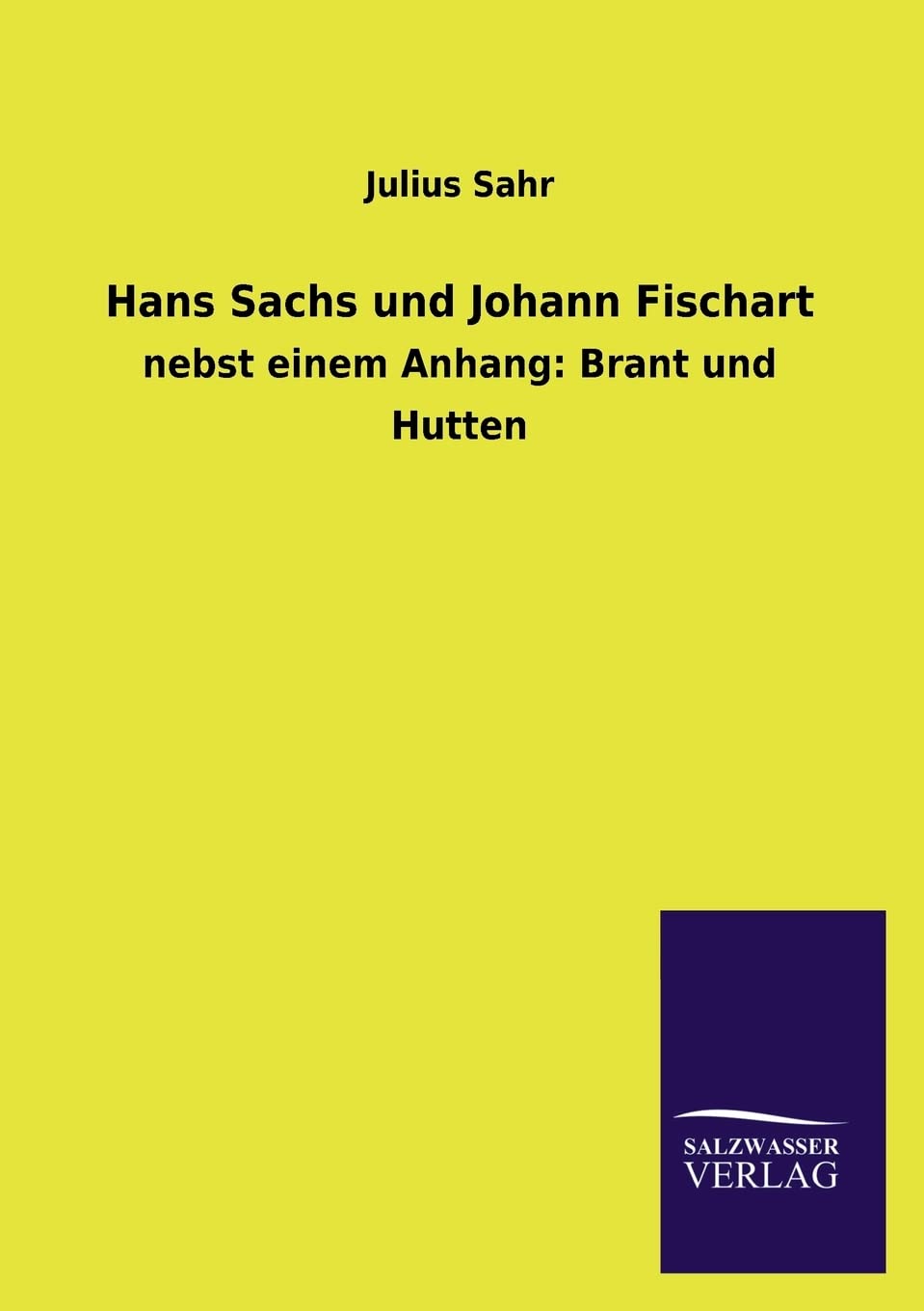 Hans Sachs und Johann Fischart Politics & Society