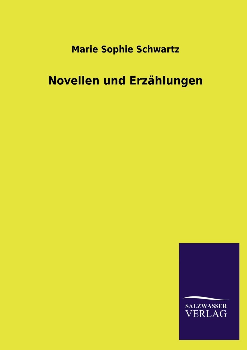Novellen und Erzählungen Contemporary literature