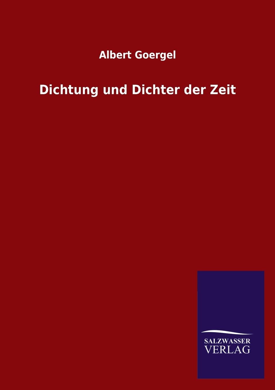 Product Image: Dichtung und Dichter der Zeit