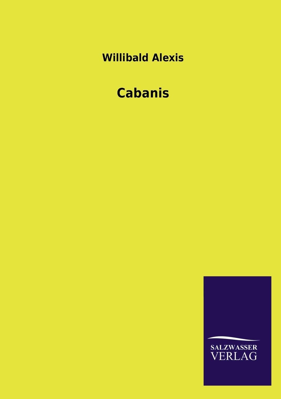 Cabanis Contemporary literature