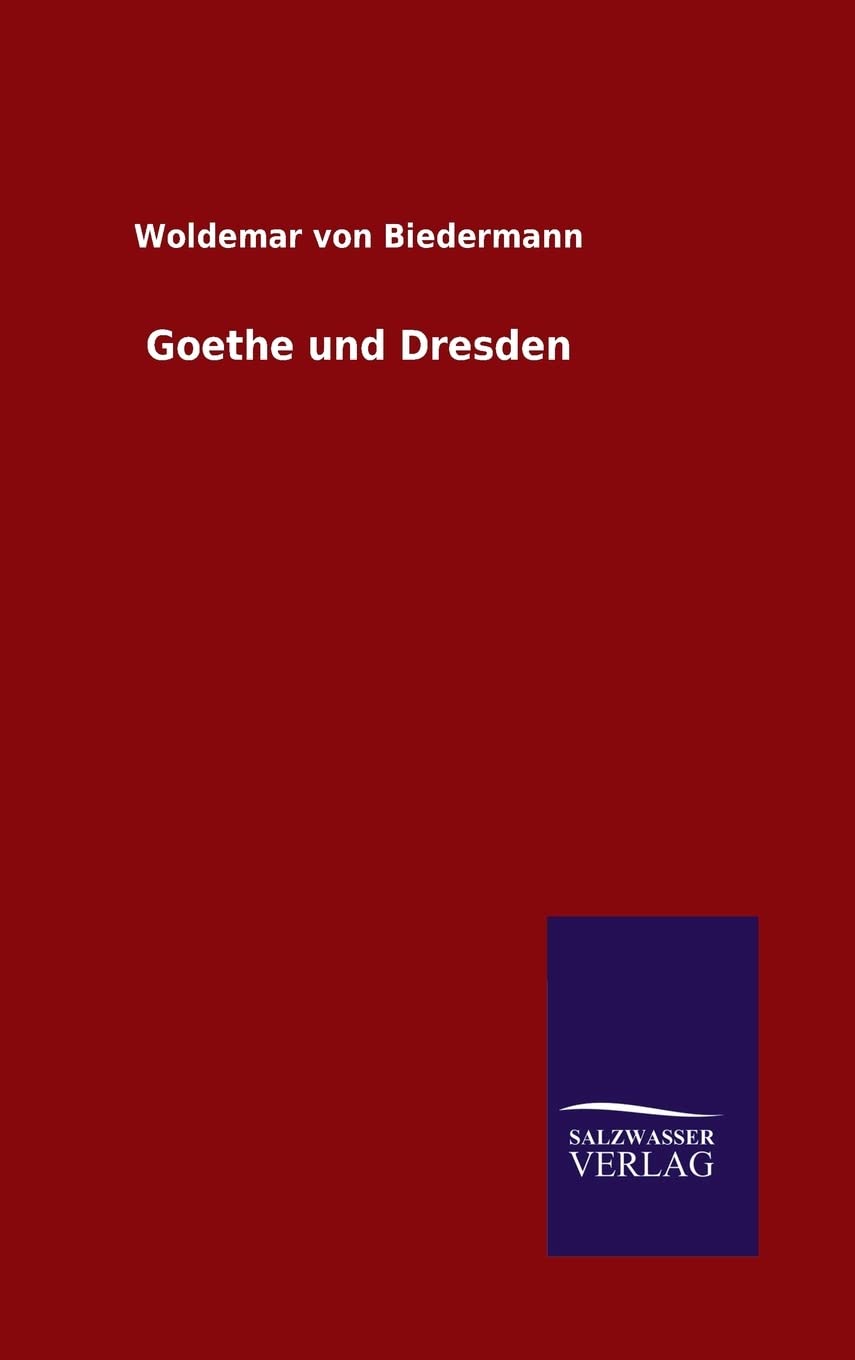 Product Image: Goethe und Dresden