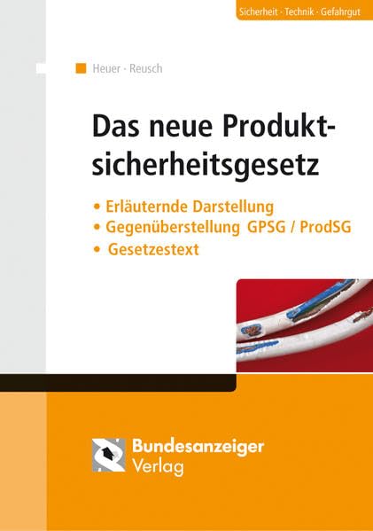 Das neue Produktsicherheitsgesetz Law Books