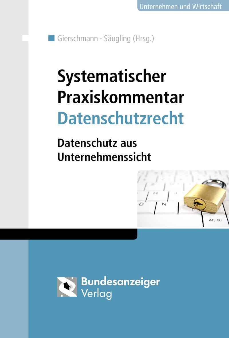 Product Image: Systematischer Praxiskommentar Datenschutzrecht