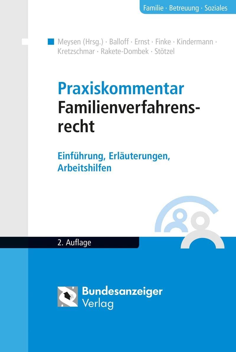 Praxiskommentar Familienverfahrensrecht book