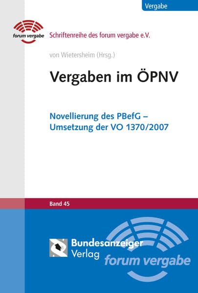 Vergaben im ÖPNV book