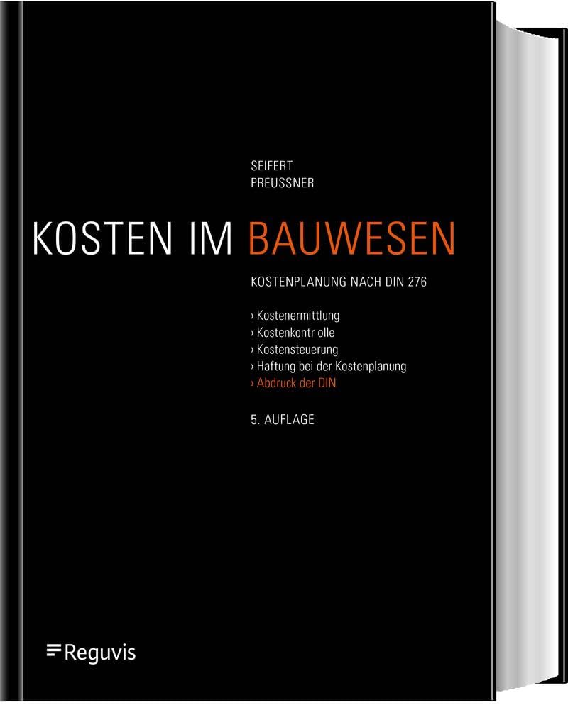Kosten im Bauwesen: Kostenplanung nach DIN 276 Law