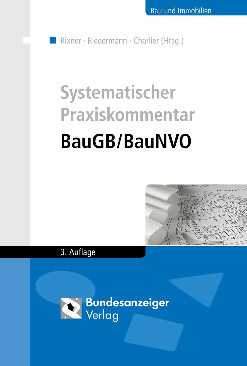 Product Image: Systematischer Praxiskommentar BauGB/BauNVO