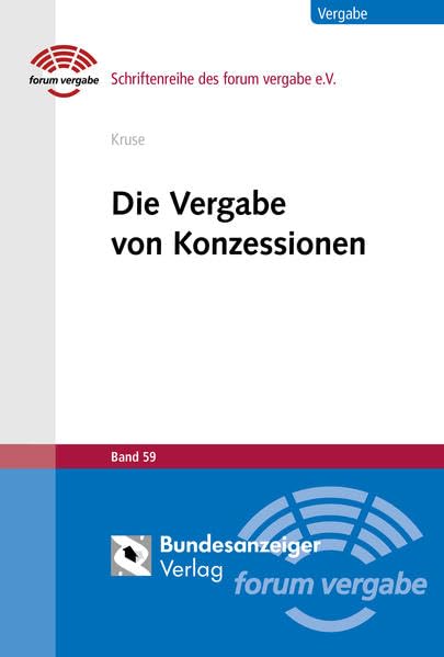 Die Vergabe von Konzessionen Law