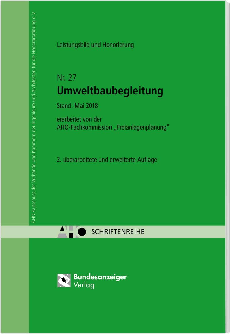 Umweltbaubegleitung - Leistungsbild und Honorierung Law