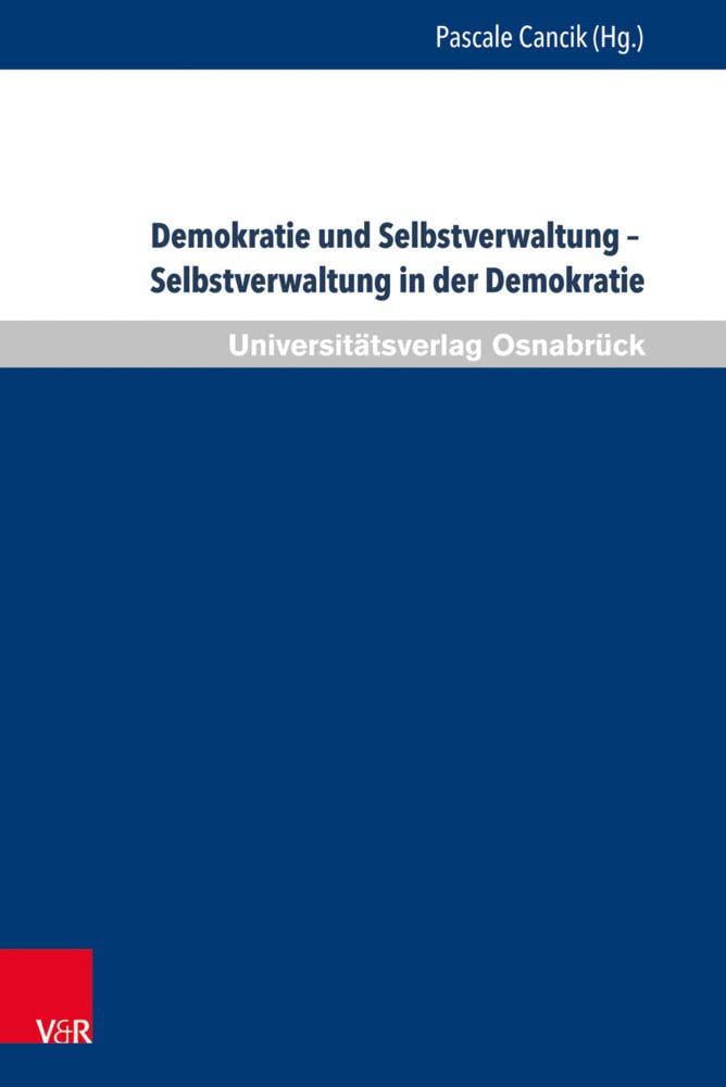 Demokratie und Selbstverwaltung – Selbstverwaltung in der Demokratie Law