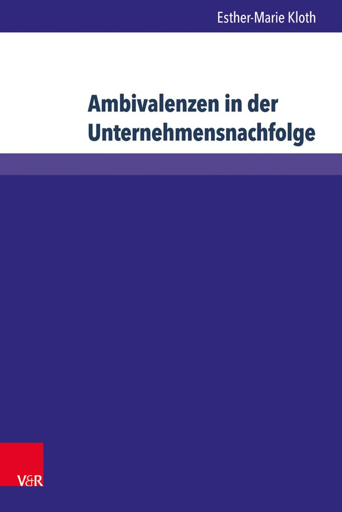 Ambivalenzen in der Unternehmensnachfolge book