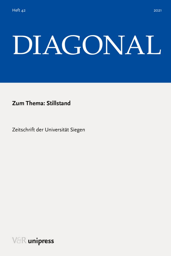 Stillstand (DIAGONAL: Zeitschrift der Universität Siegen) Social Sciences