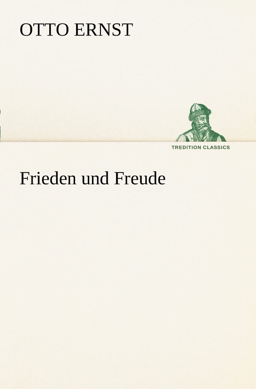 Product Image: Frieden und Freude (TREDITION CLASSICS)