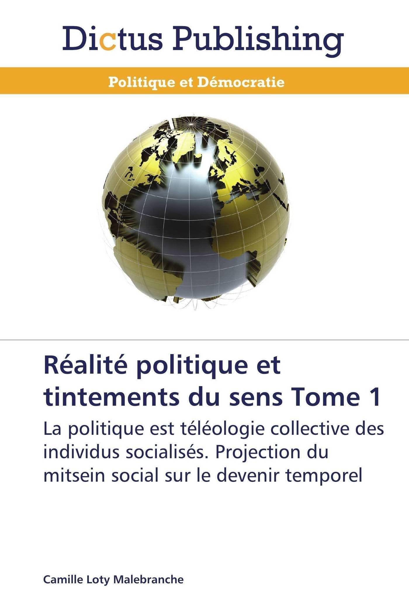 Réalité politique et tintements du sens Tome 1: La politique est téléologie collective des individus socialisés. Projection du mitsein social sur le devenir temporel book