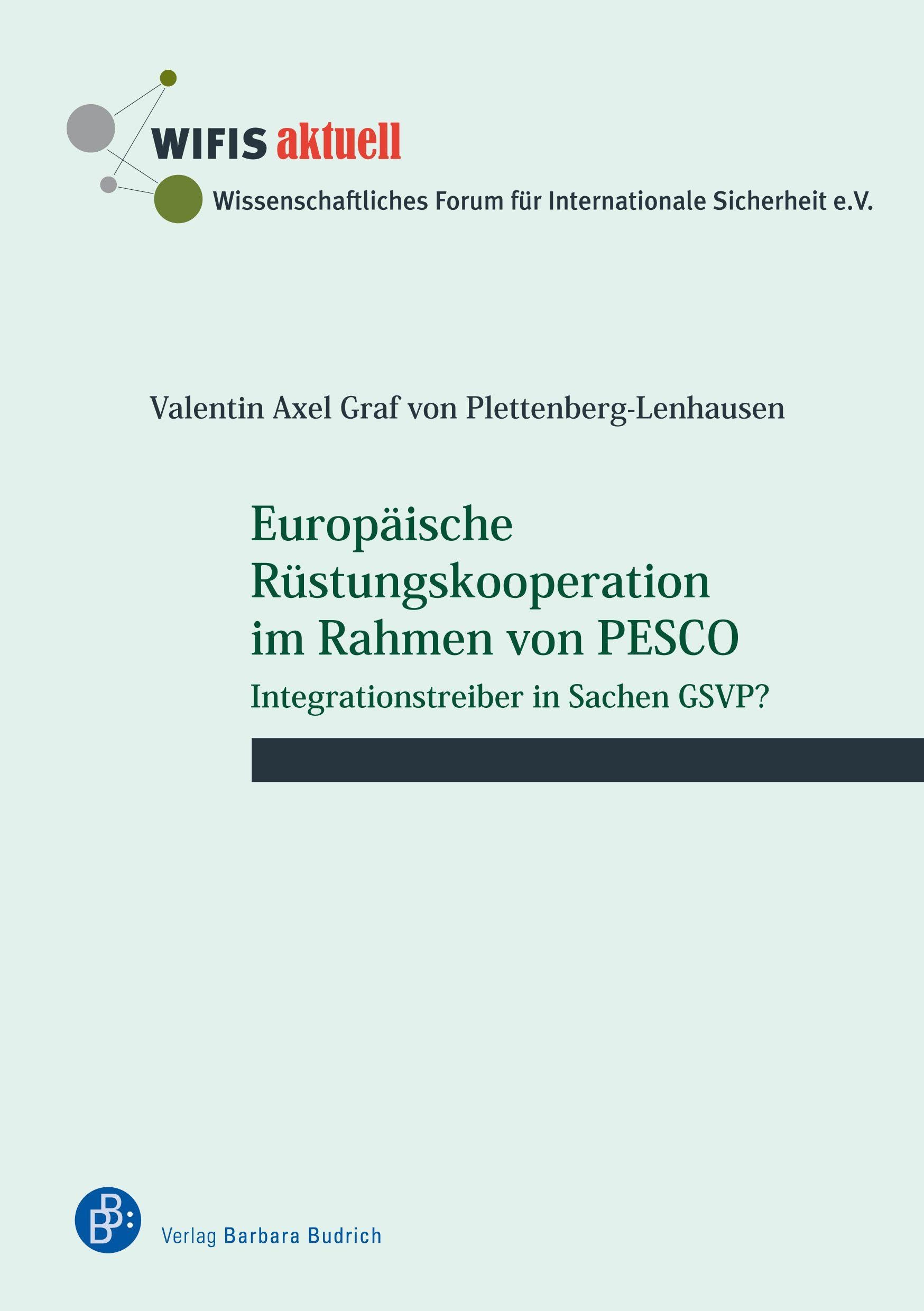Europäische Rüstungskooperation im Rahmen von PESCO Law
