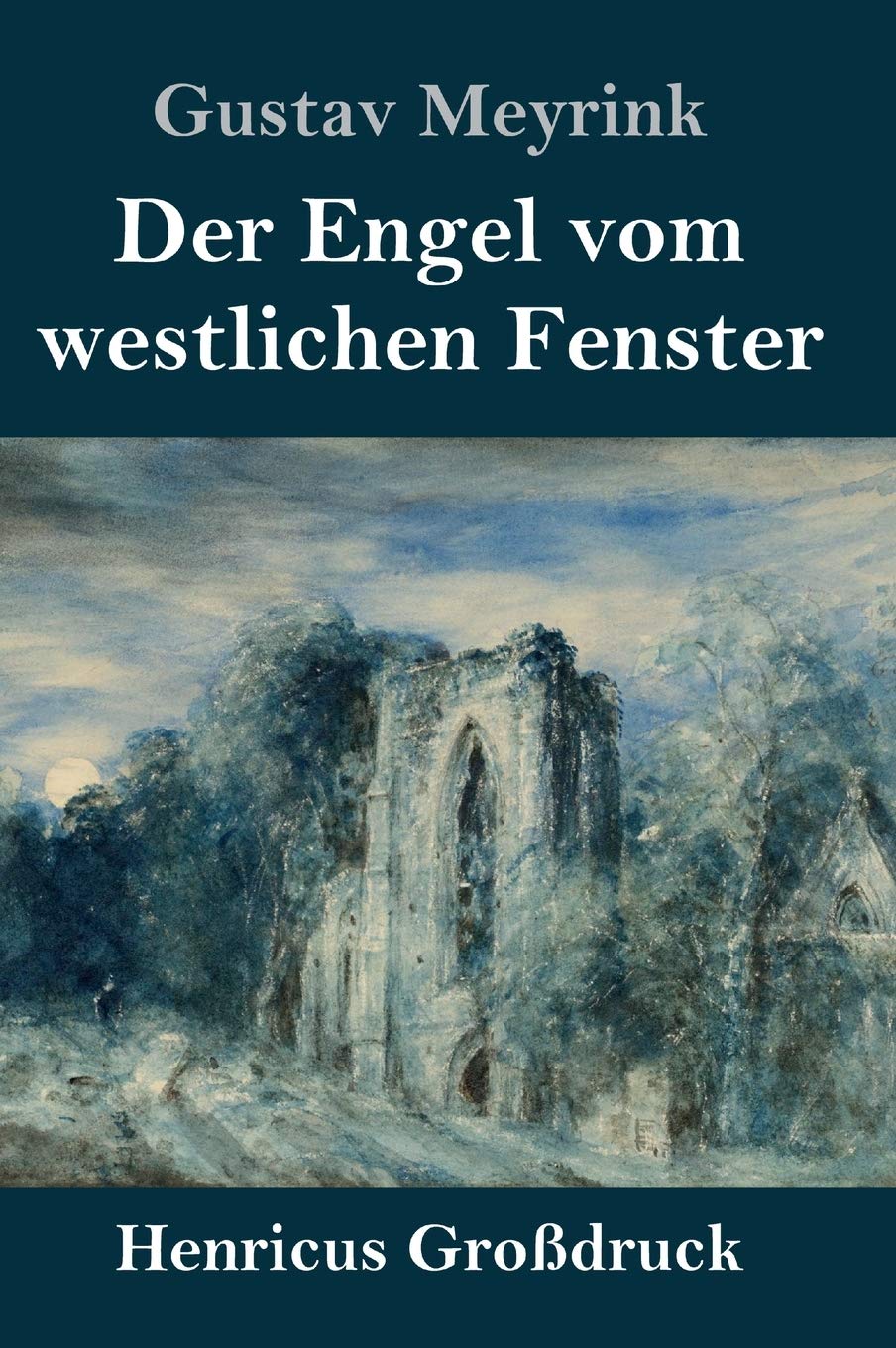 Der Engel vom westlichen Fenster (Großdruck): Roman Horror & Mystery