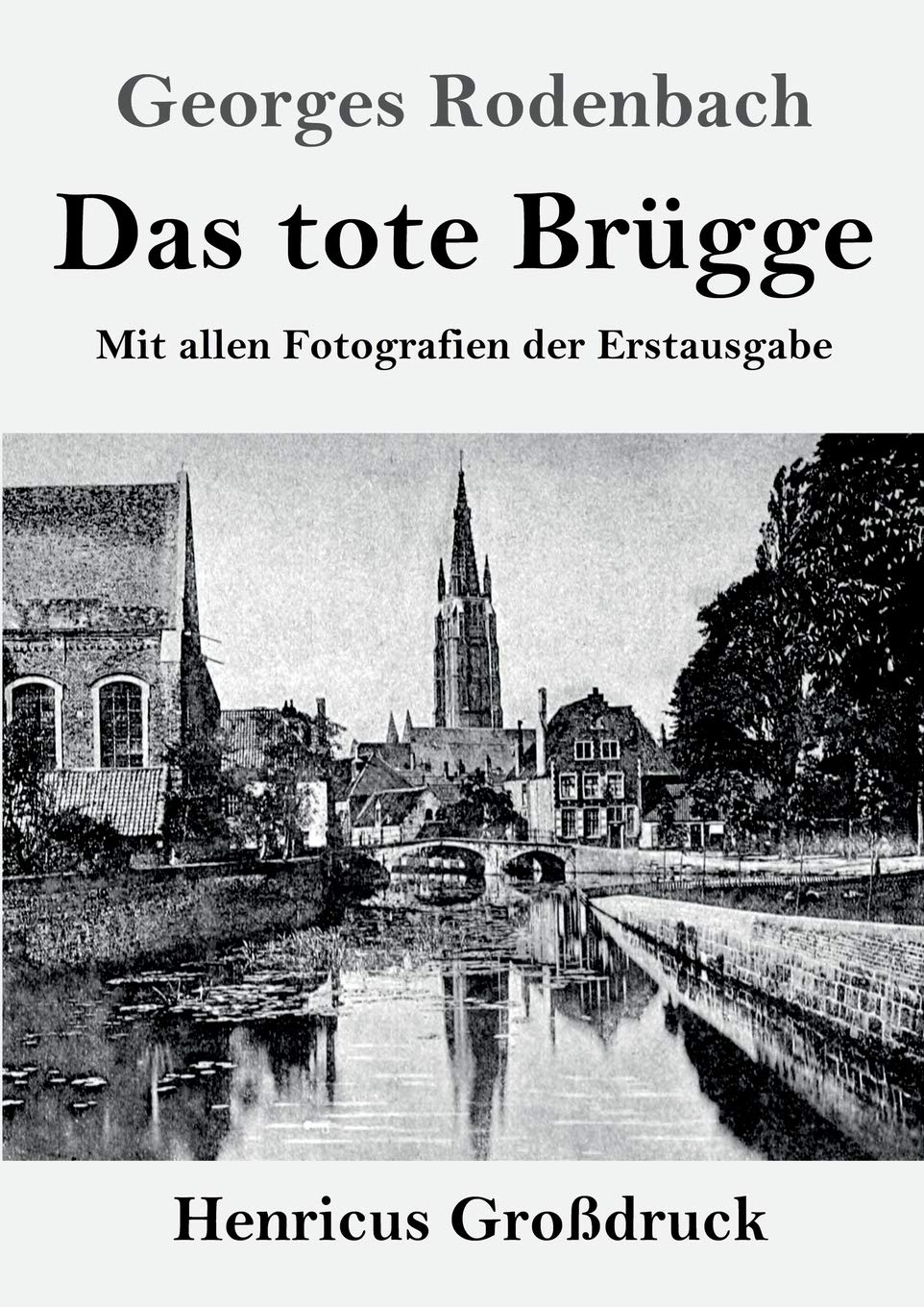 Das tote Brügge (Großdruck): Mit allen Fotografien der Erstausgabe Contemporary literature