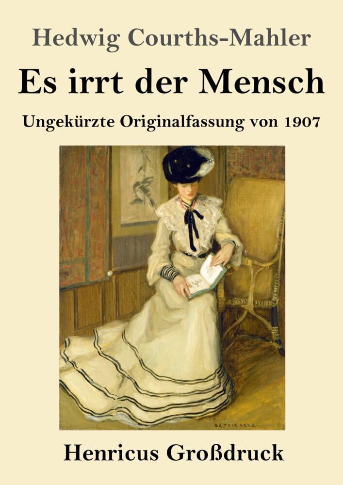 Es irrt der Mensch (Großdruck) Contemporary literature