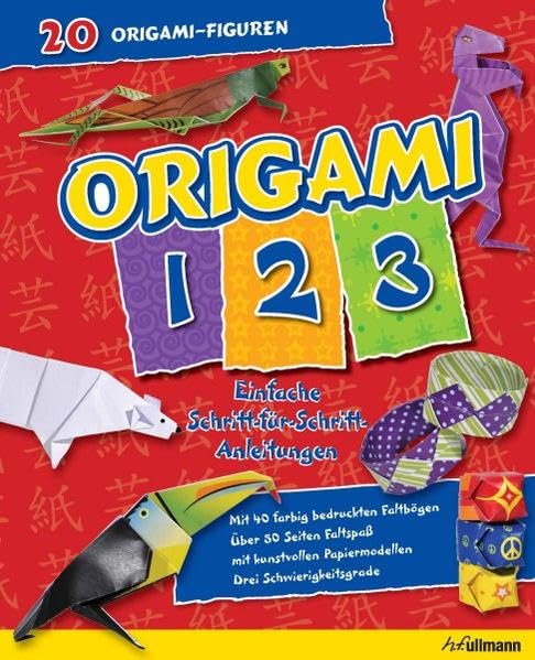 Origami 1 - 2 - 3: 20 Origami-Figuren (Bastelspaß mit Papier) Hobbies & Crafts