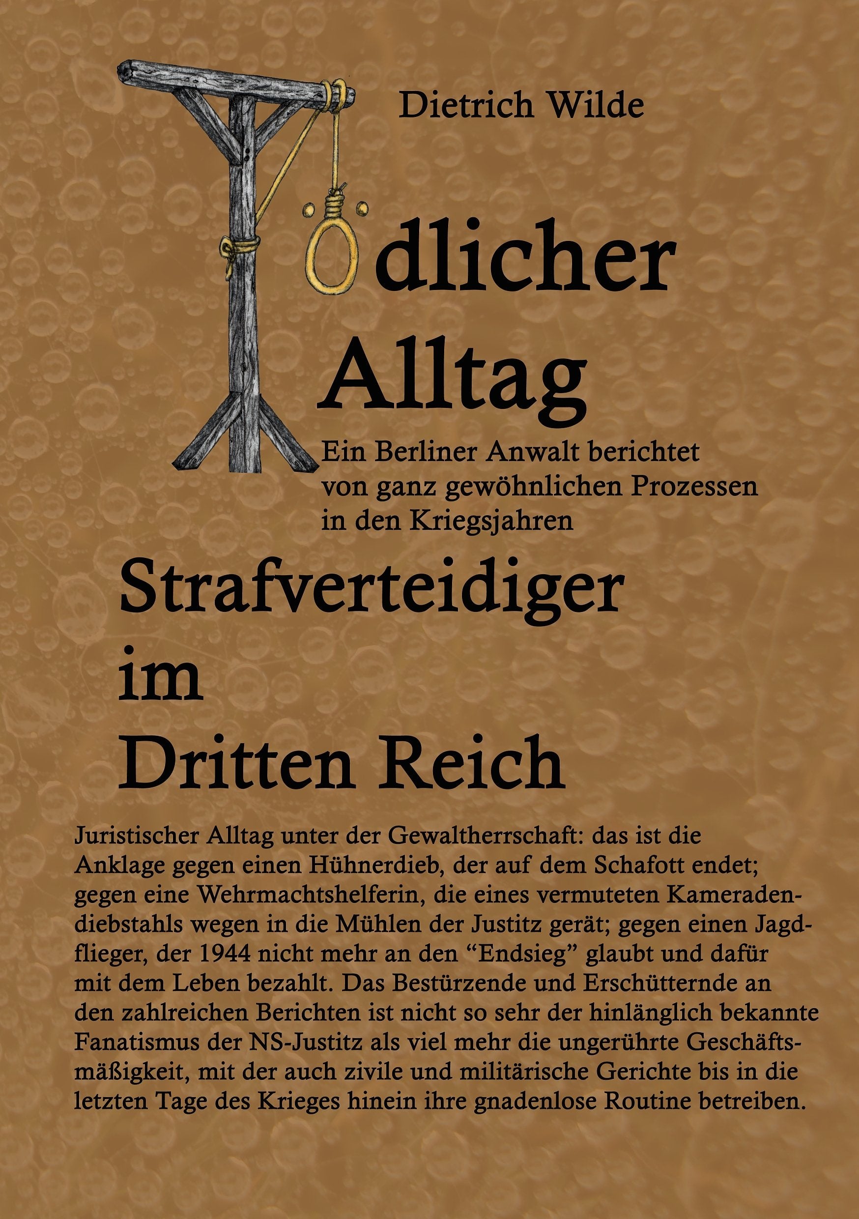 Tödlicher Alltag: Strafverteidiger im Dritten Reich Politics & History