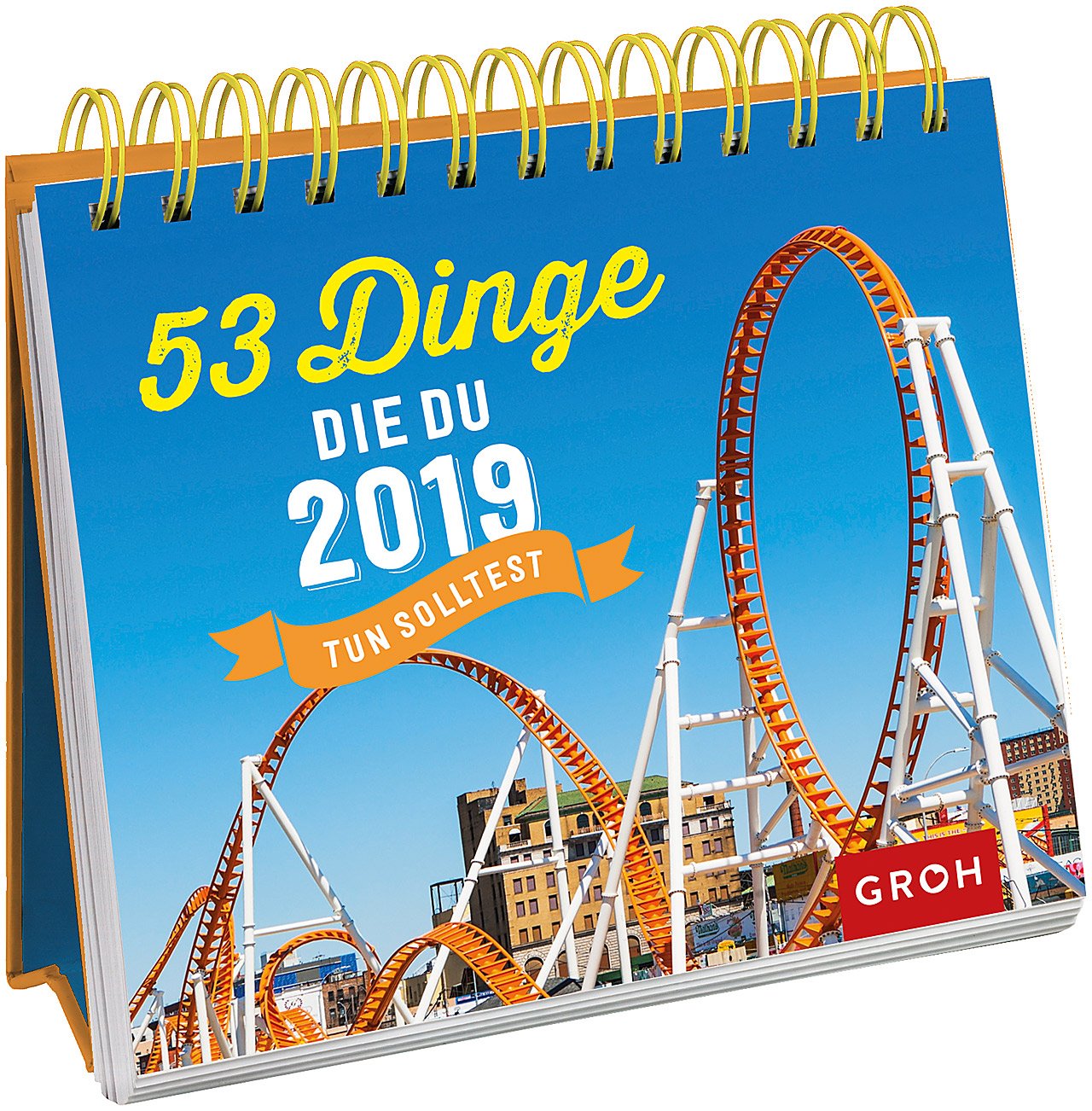 53 Dinge, die du 2019 tun solltest: Tischkalender mit Wochenkalendarium Lifestyle