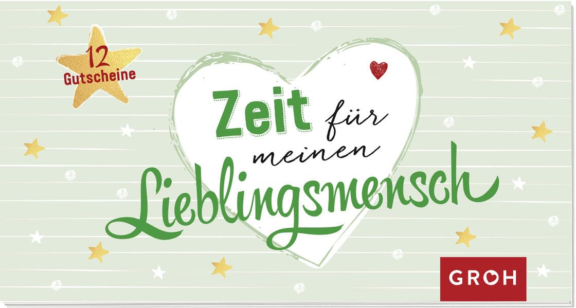 Zeit für meinen Lieblingsmensch: 12 Gutscheine Lifestyle