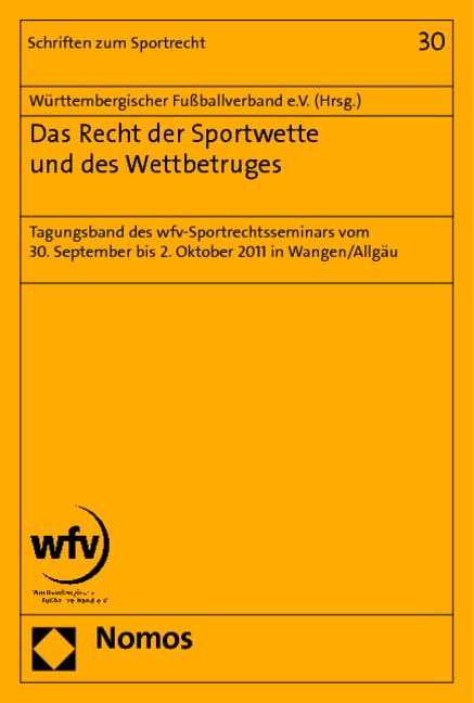 Das Recht der Sportwette und des Wettbetruges Law