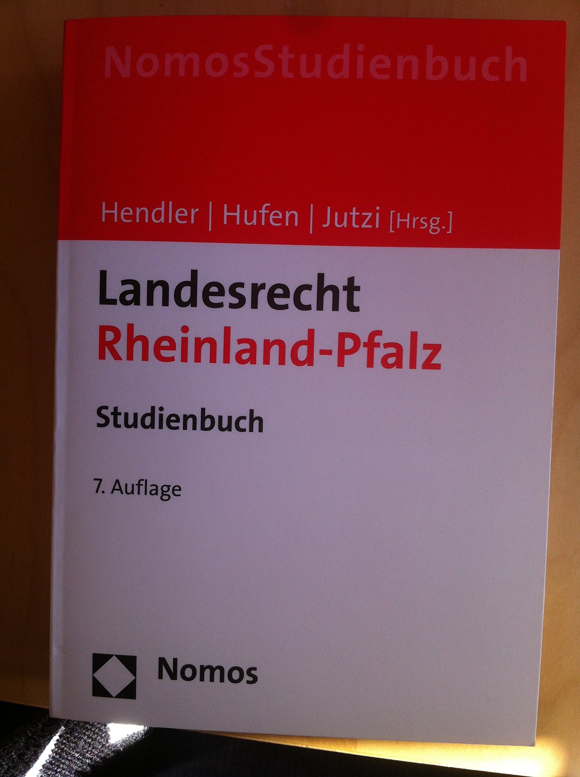 Landesrecht Rheinland-Pfalz: Studienbuch Law