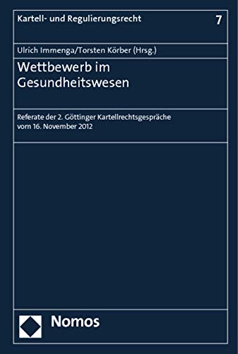 Wettbewerb im Gesundheitswesen book