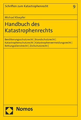 Product Image: Handbuch des Katastrophenrechts